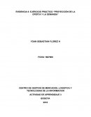 EVIDENCIA 5: EJERCICIO PRÁCTICO “PROYECCIÓN DE LA OFERTA Y LA DEMANDA”