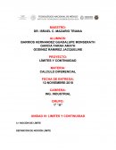 PROYECTO: LÍMITES Y CONTINUIDAD.CALCULO DIFERENCIAL