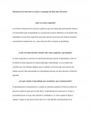 ¿Qué es la meta cognición? ¿Cuál es la interrelación existente entre meta cognición y aprendizaje?