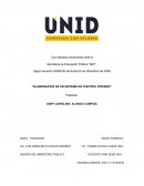 Elaboracion de un sistema de control interno