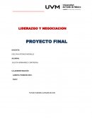 LIDERAZGO Y NEGOCIACION