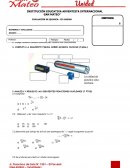 EVALUACIÓN DE QUIMICA– III UNIDAD