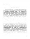 Ensayo sobre la novela El sótano de Luis Thenon