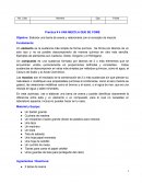 PRACTICA DE LABORATORIO "UNA MEZCLA QUE SE COME"