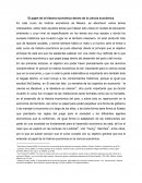 El papel de la historia económica dentro de la ciencia económica