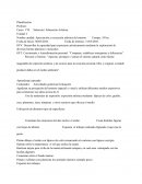 Planificación. Genero dramatico