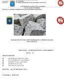 PETROGRAFÍA Y MINERALOGÍA