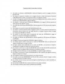 TRANSACCIONES SENGUNDА ENTREGA. Página 1