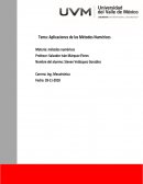 Resumen aplicacion de matematicas