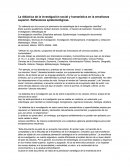 La didáctica de la investigación social y humanística en la enseñanza superior