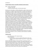 Geografía. Conflicto Palestina e Istrael