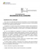 SEGURIDAD EN EL CONSUMO