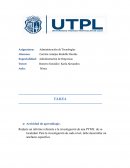 Administración de Empresas BALANCE SCORE CARD