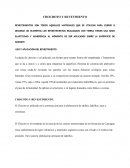 CHOCHOTO Y REVETMIENTO