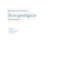 Eras geológicas Actividad integradora