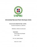 Ensayo de materiales y método de construcción