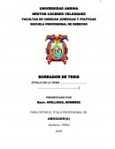 Borrador de tesis formato