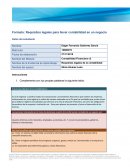 Requisitos legales para llevar contabilidad de negocio