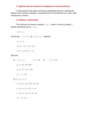 Algebra. Operaciones de números complejos en forma binómica