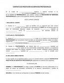 Contrato de Servicios Profesionales Veracruz
