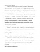 Análisis de Razones Financieras