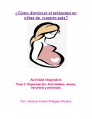 ¿Cómo disminuir el embarazo en niñas de nuestro país?