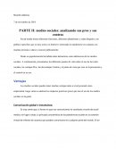 Redes sociales: analizando sus pros y sus contras