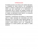 Proyecto comunitario: El medio ambiente