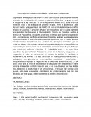 PROCESO DE PAZ EN COLOMBIA: PROBLEMATICA SOCIAL