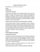 Etapas del desarrollo del grupo