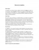 Historia de la Lingüística