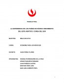 LA EXPERIENCIA DE LOS PAÍSES DE RÁPIDO CRECIMIENTO DEL ESTE ASIÁTICO: COREA DEL SUR