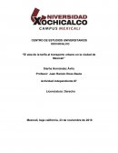 El alza de la tarifa al transporte urbano en la ciudad de Mexicali