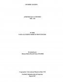 INFORME ESCRITO APRENDIZAJE AUTÓNOMO