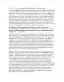 Uso del Informe de Competitividad Global en América Latina