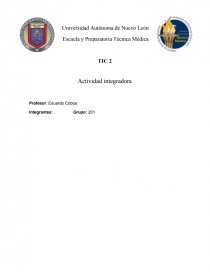 Integradora 2 TIC. Página 1