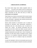 Discurso comunicacion en las empresas