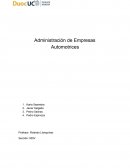 Administración de Empresas Automotrices
