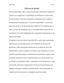 El proceso de aprender