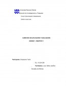 COMUNICACIÓN INTERPERSONAL. EJERCICIO DE APLICACIÓN Y EVALUACIÓN