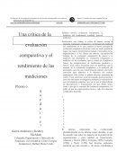 Una crítica de la evaluación comparativa y el rendimiento de las mediciones