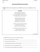 Evaluación Prácticas del lenguaje poesía