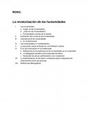 La revalorización de las humanidades