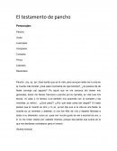 El testamento de pancho