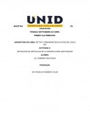 Actividad: Antología de artículos de la sesión 2 para qué educar