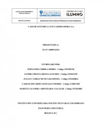 CASO DE ESTUDIO LA ENCUADERNADORA S.A.. Página 1