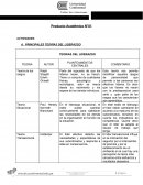 PRINCIPALES TEORÍAS DEL LIDERAZGO