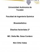 Bioestadística Diseños factoriales 2k