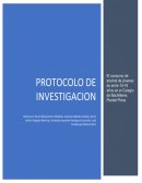 Protocolo de Investigacion : Alcoholismo Juvenil