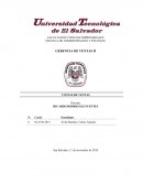 GERENCIA DE VENTAS CUOTAS DE VENTAS